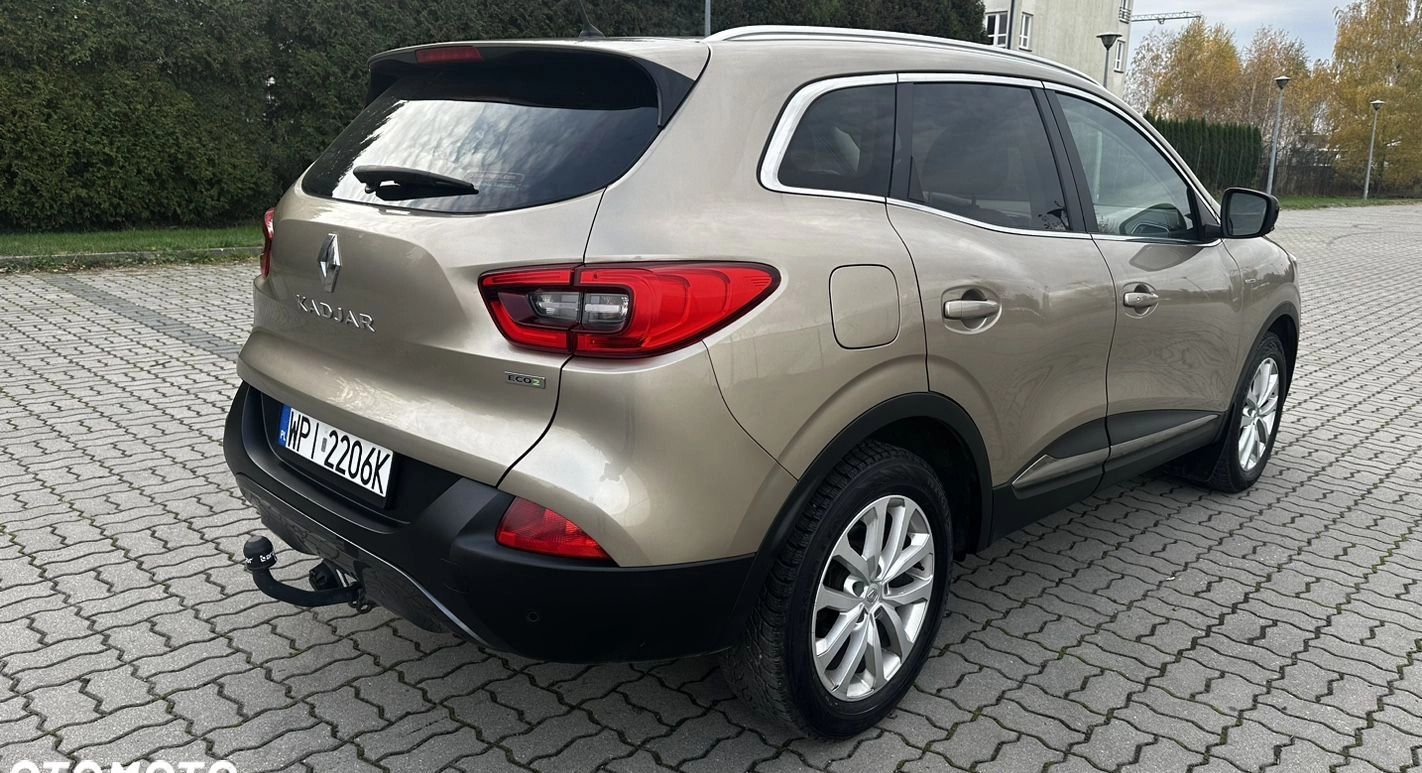 Renault Kadjar cena 59989 przebieg: 137070, rok produkcji 2016 z Piaseczno małe 781